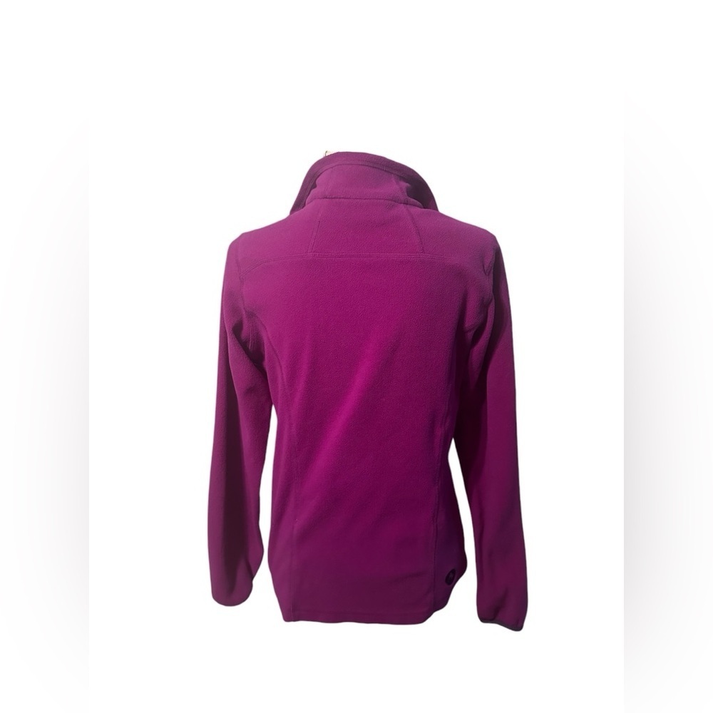 Marmot Polartec Quarter Zip Fleece.  Women’s Size Medium.  EUC. ‎ Magenta color. - Picture 2 of 7